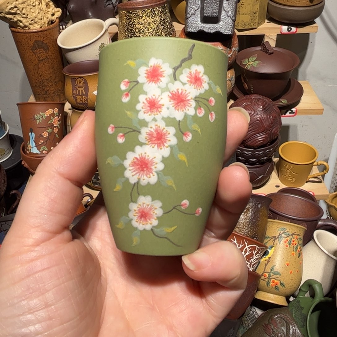 紫砂茶杯宜兴紫砂主人杯