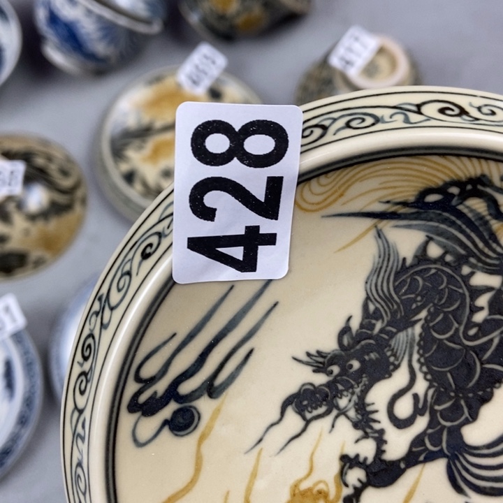 小***叔瓷片手工手绘手工制作