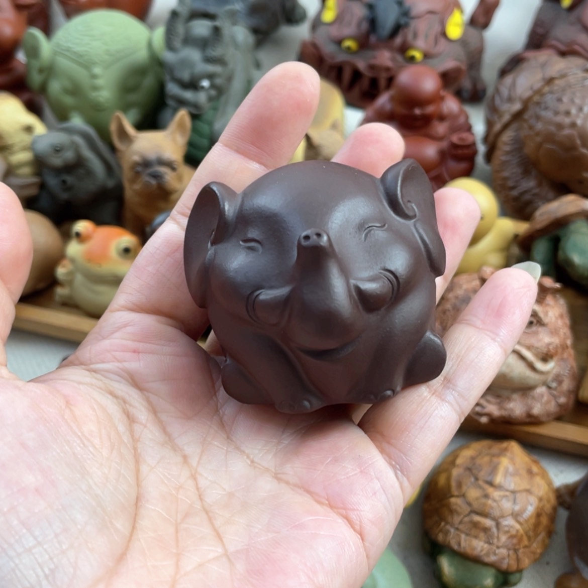 【闪购商品】紫砂茶宠紫砂大象