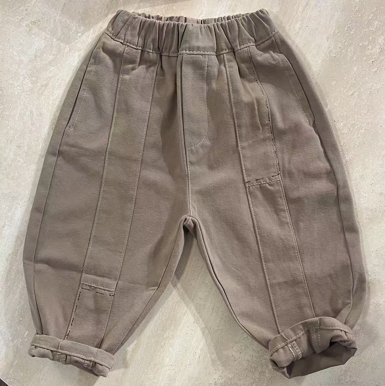 【现货 】2025新款洋气男童休闲裤子春装款儿童潮范休闲百搭潮裤春