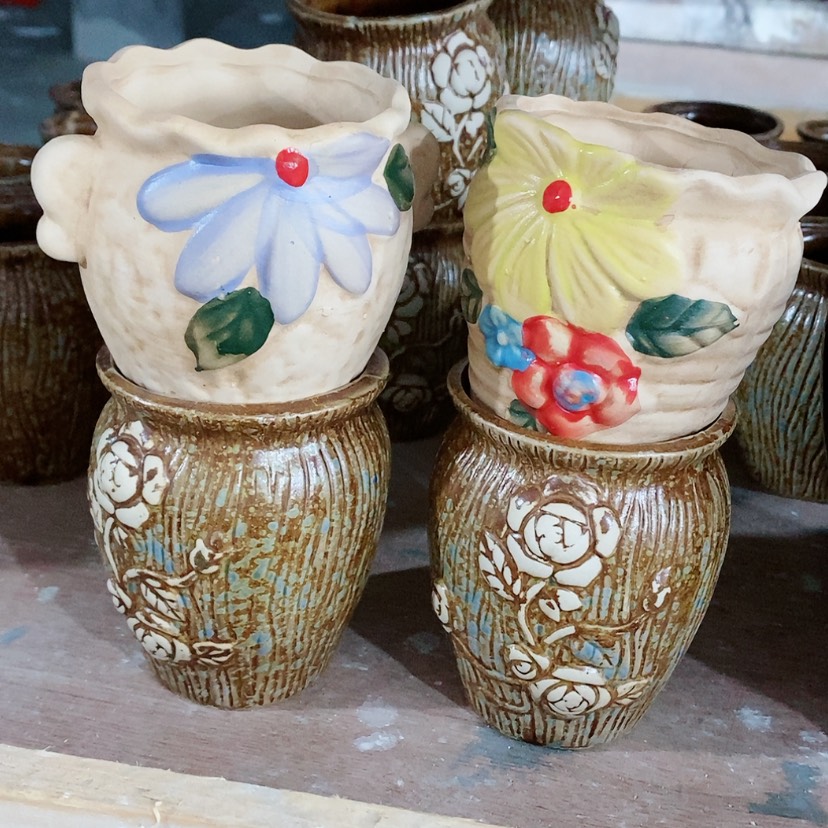 【闪购商品】红陶陶瓷花盆，多肉花盆