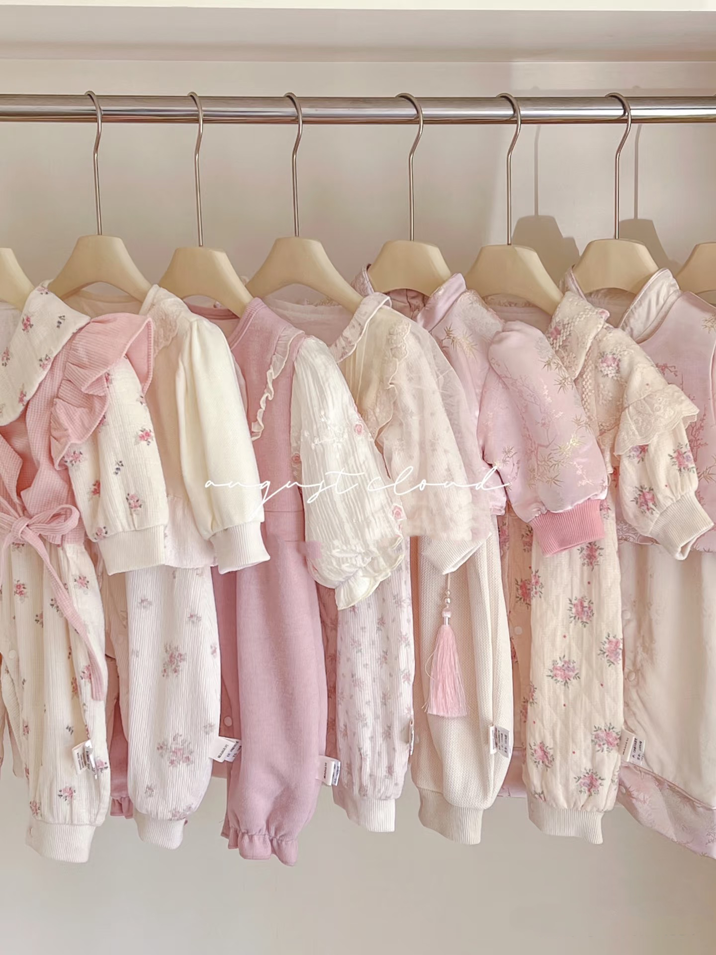 【69-159】限定甜美连体衣爬服包屁洋气韩系哈衣爬服宝宝幼儿ins风