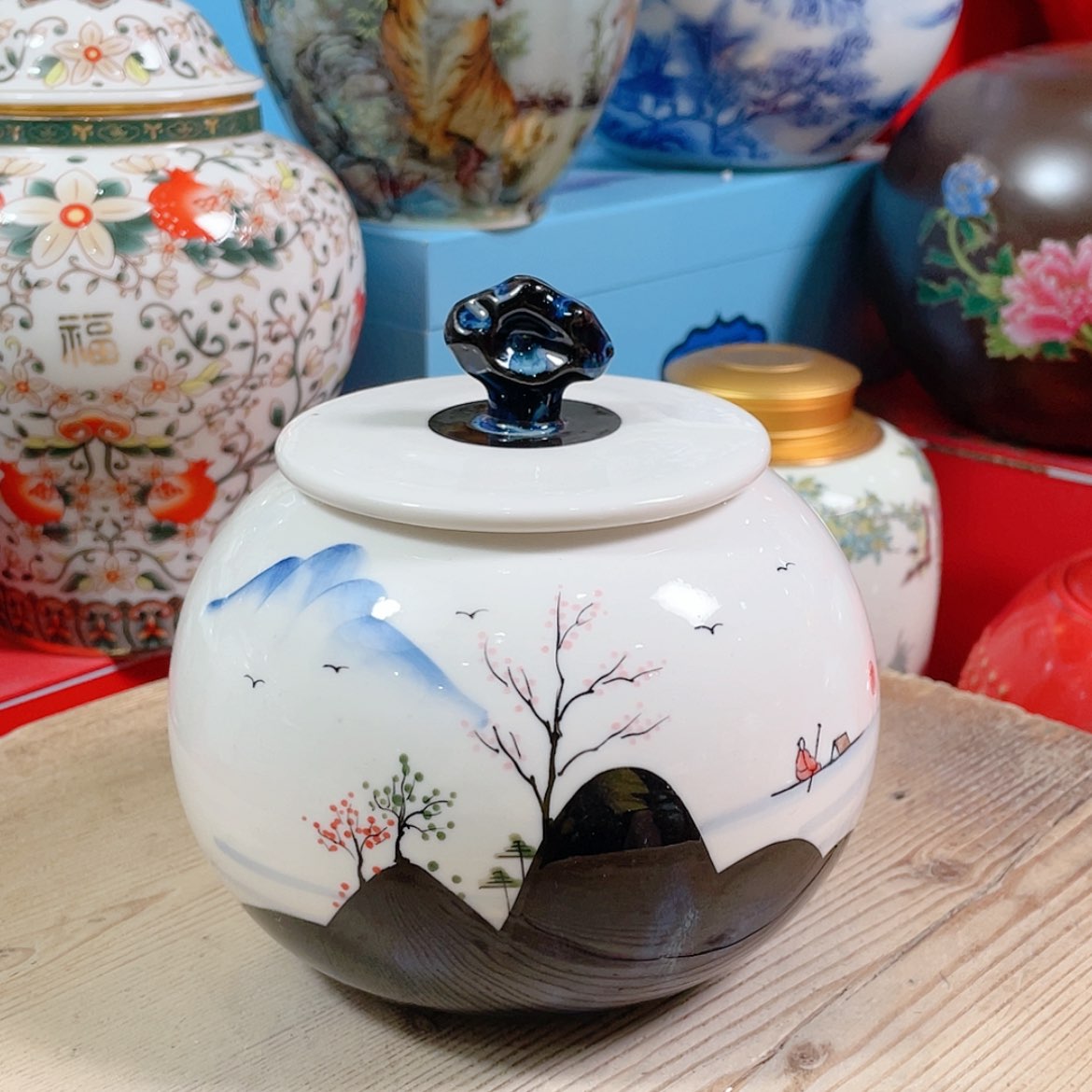 【闪购商品】罐陶瓷茶叶罐密封罐