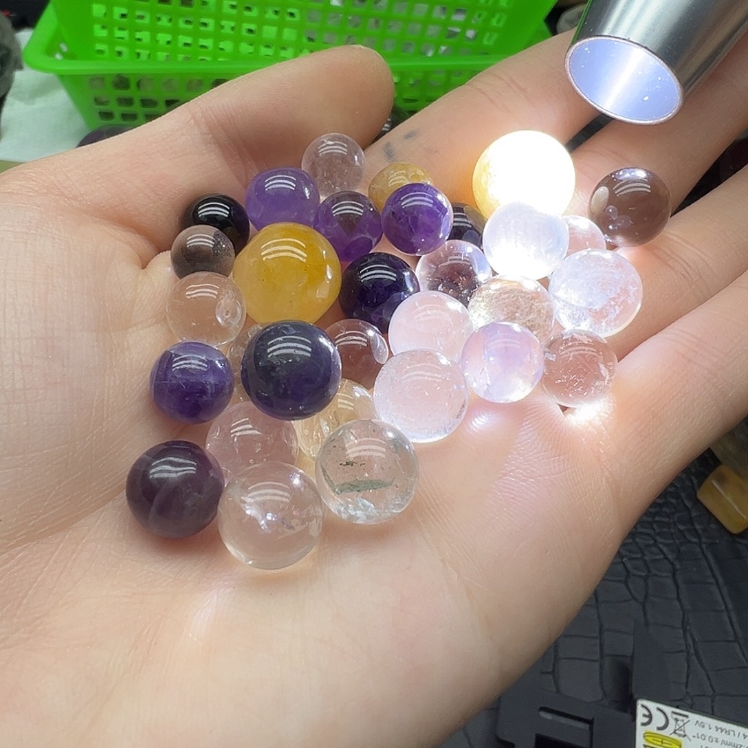 未镶嵌水晶珠宝半成品445水晶