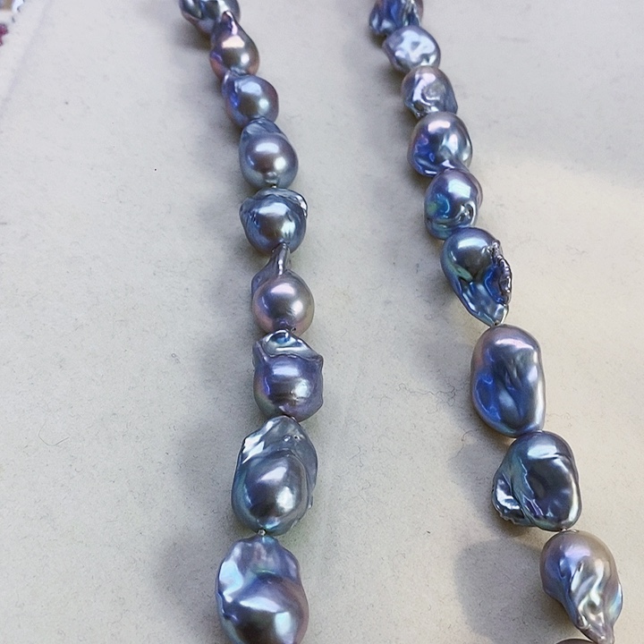 银S925镶嵌耳饰淡水珍珠优