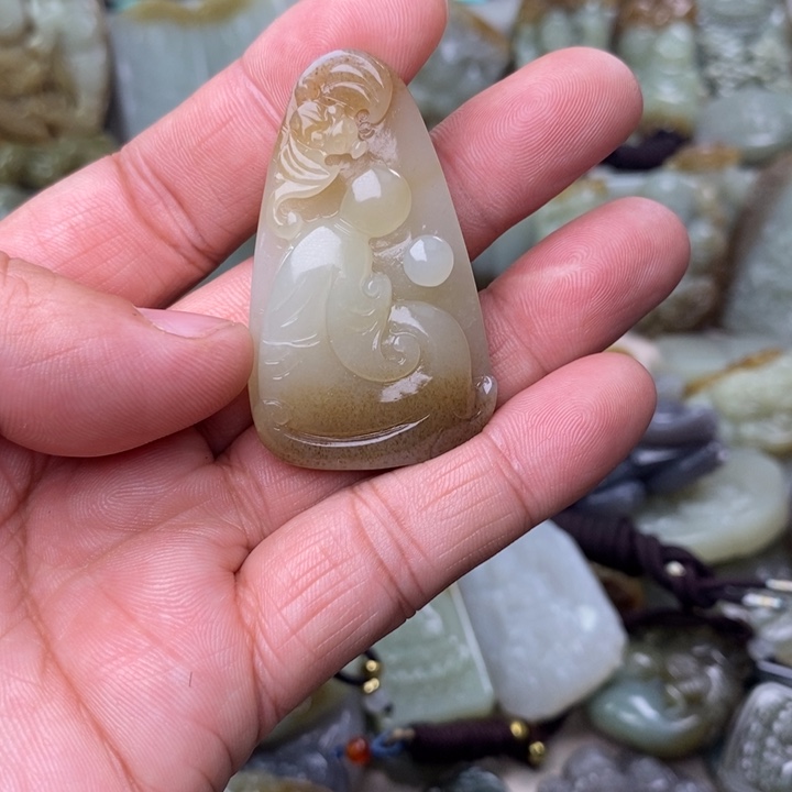 和田玉挂件未镶嵌