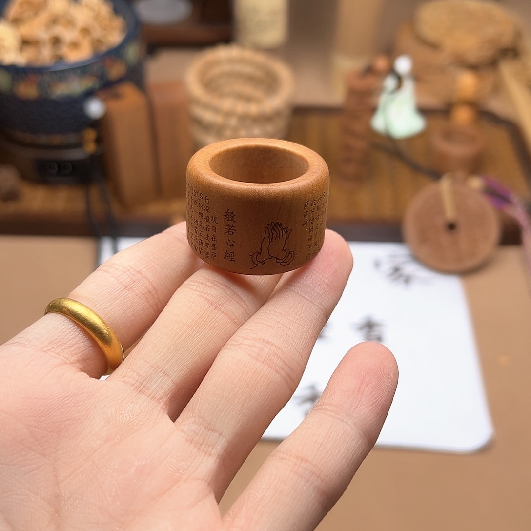 檀香木手串/手链心经 扳指