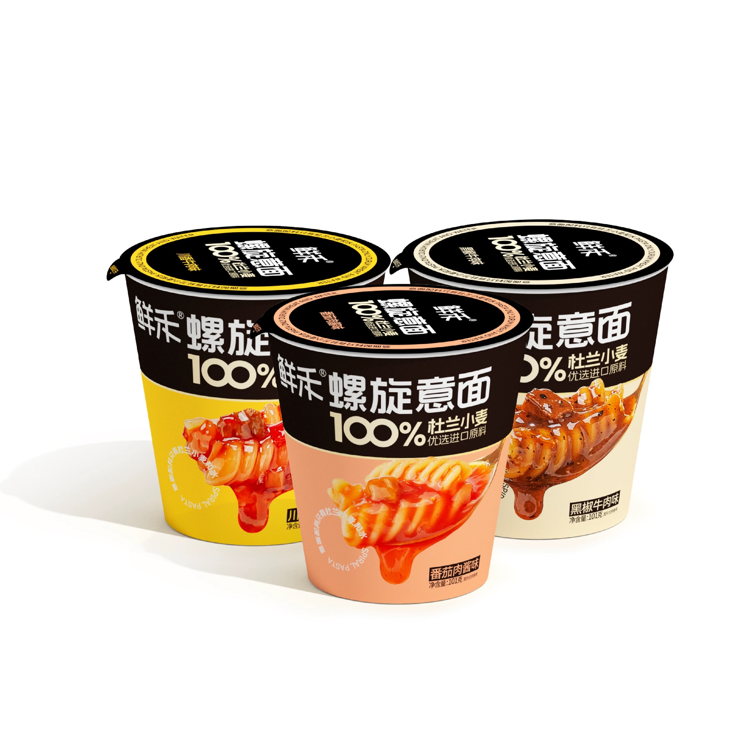 （26.1.11到期）十二杯螺旋意面川香牛肉黑椒牛肉番茄肉酱味101g