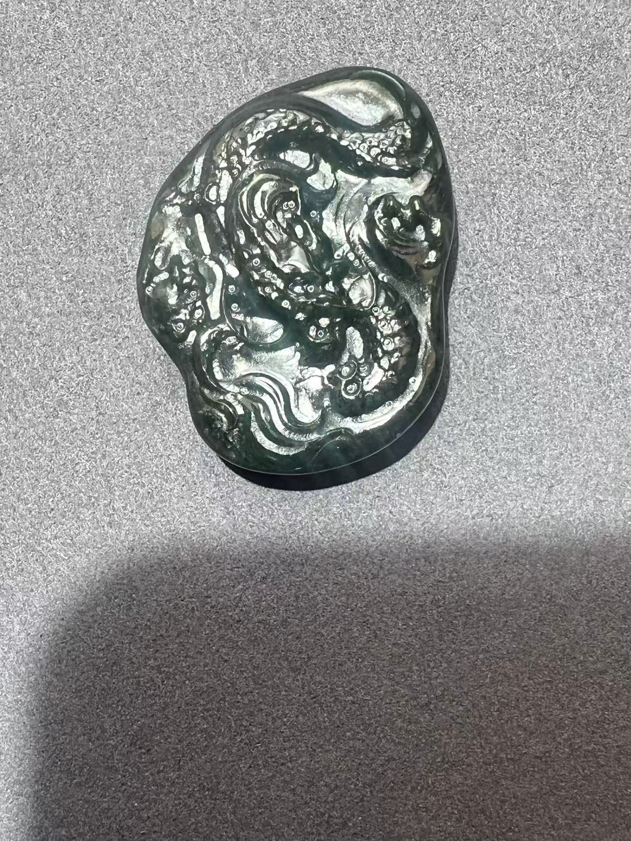 和田玉未镶嵌吊坠(不含链)1