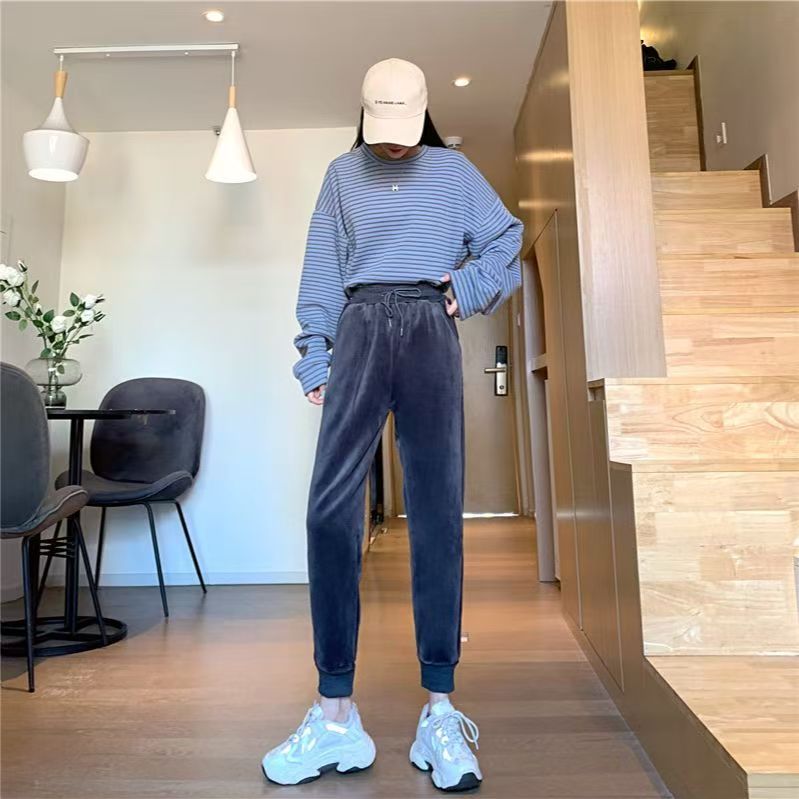 锦衣华服女款长款针织福利款女裤居家休闲