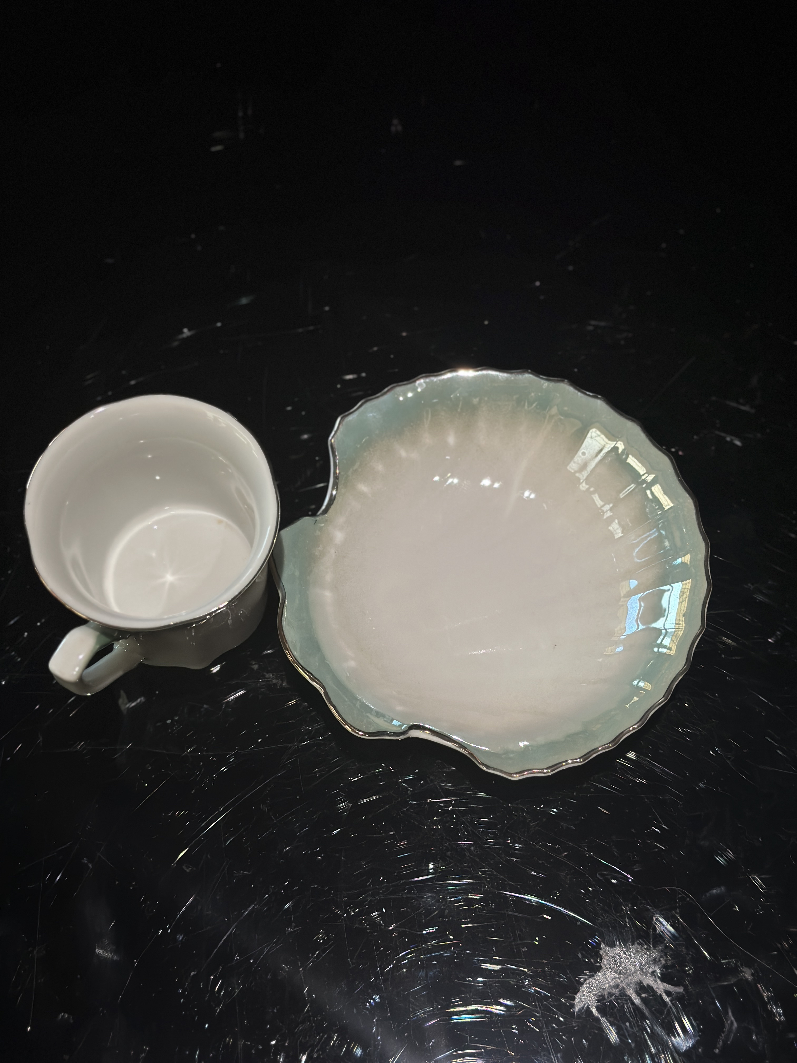 贝壳釉咖啡杯套组