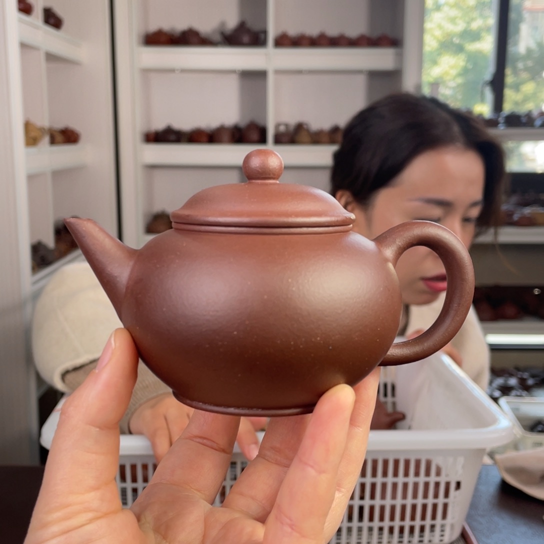 紫砂茶壶底槽清水平220cc