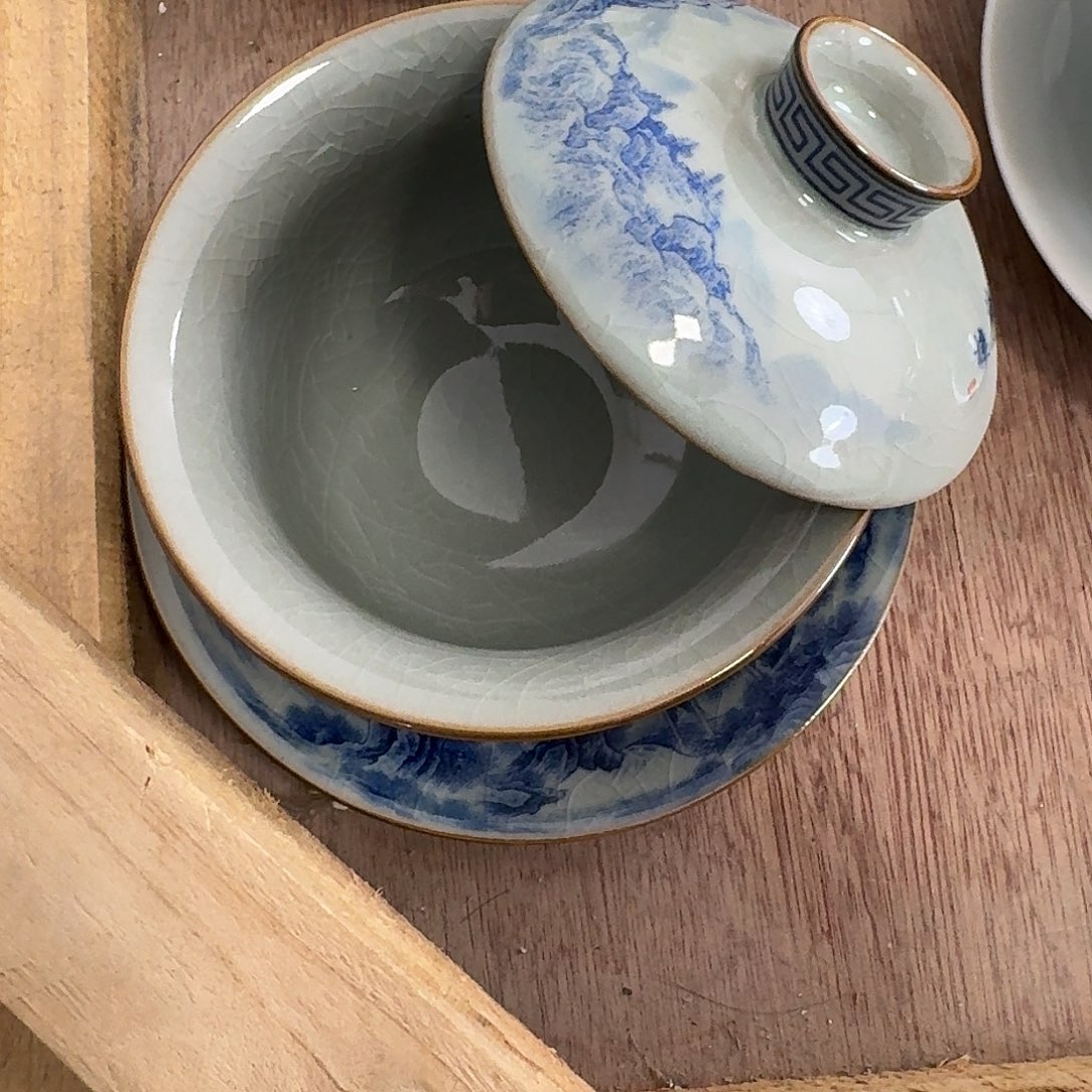 黄鹤楼元宝盖碗的