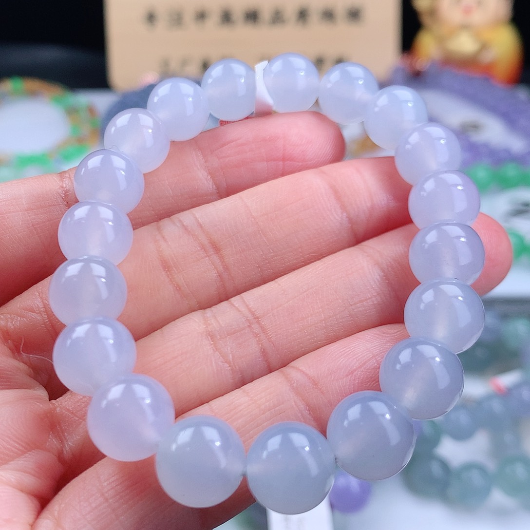 翡翠手链未镶嵌卡10mm