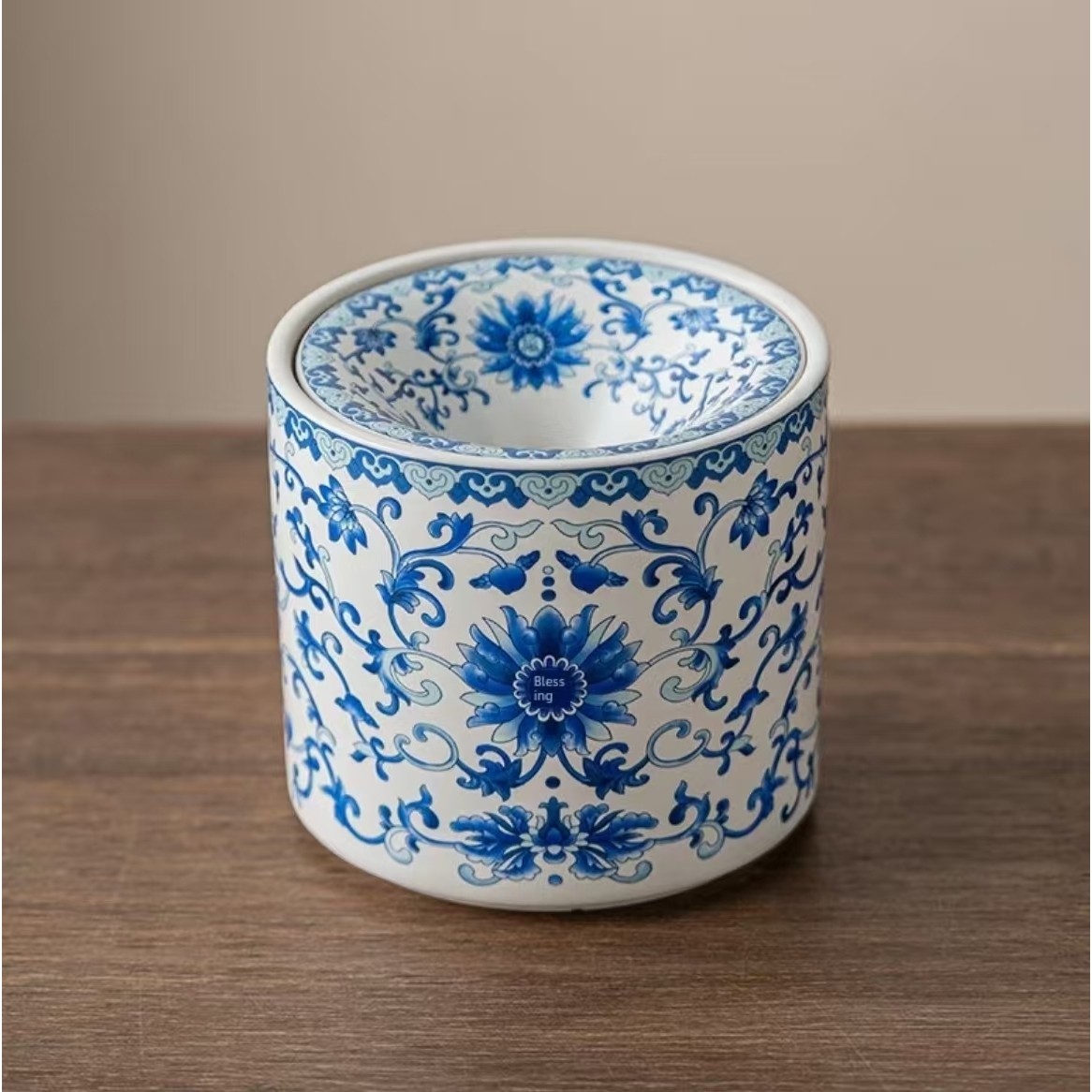 缠枝莲烟灰缸G4428壹