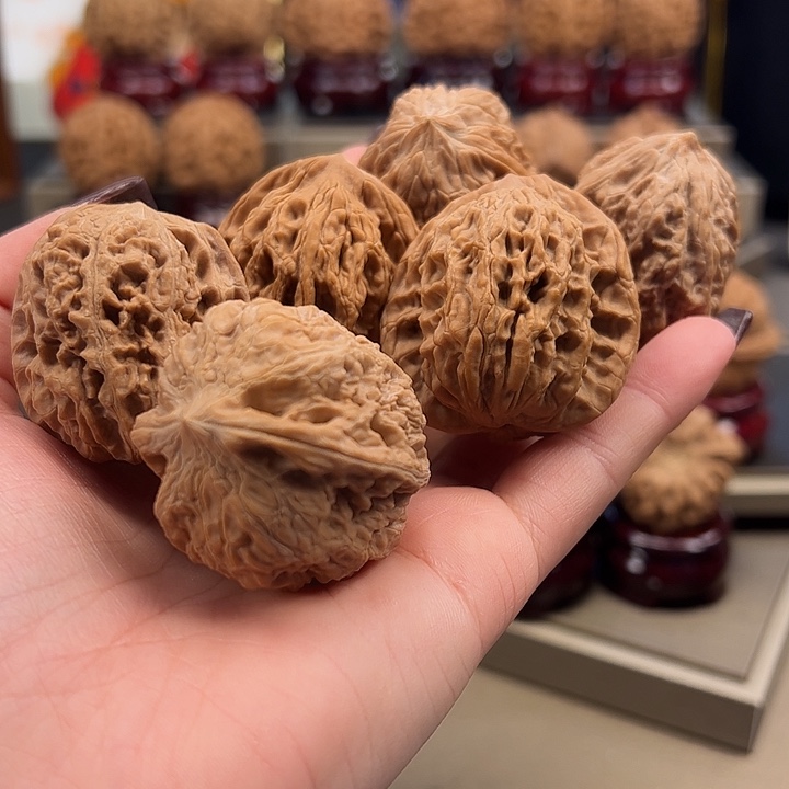 文玩核桃把件虎头➕将军膀➕暴雪d-019