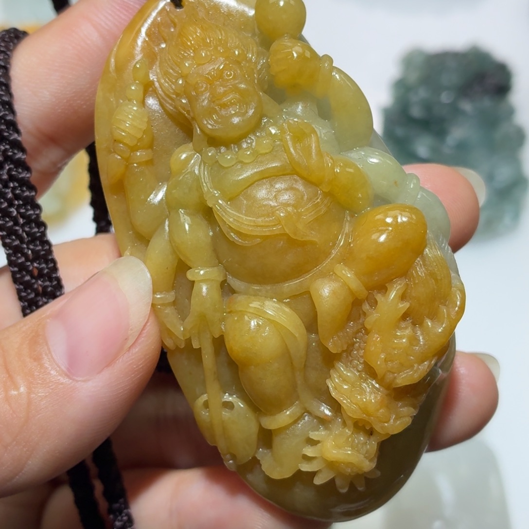 世***庄定制翡翠未镶嵌毛货