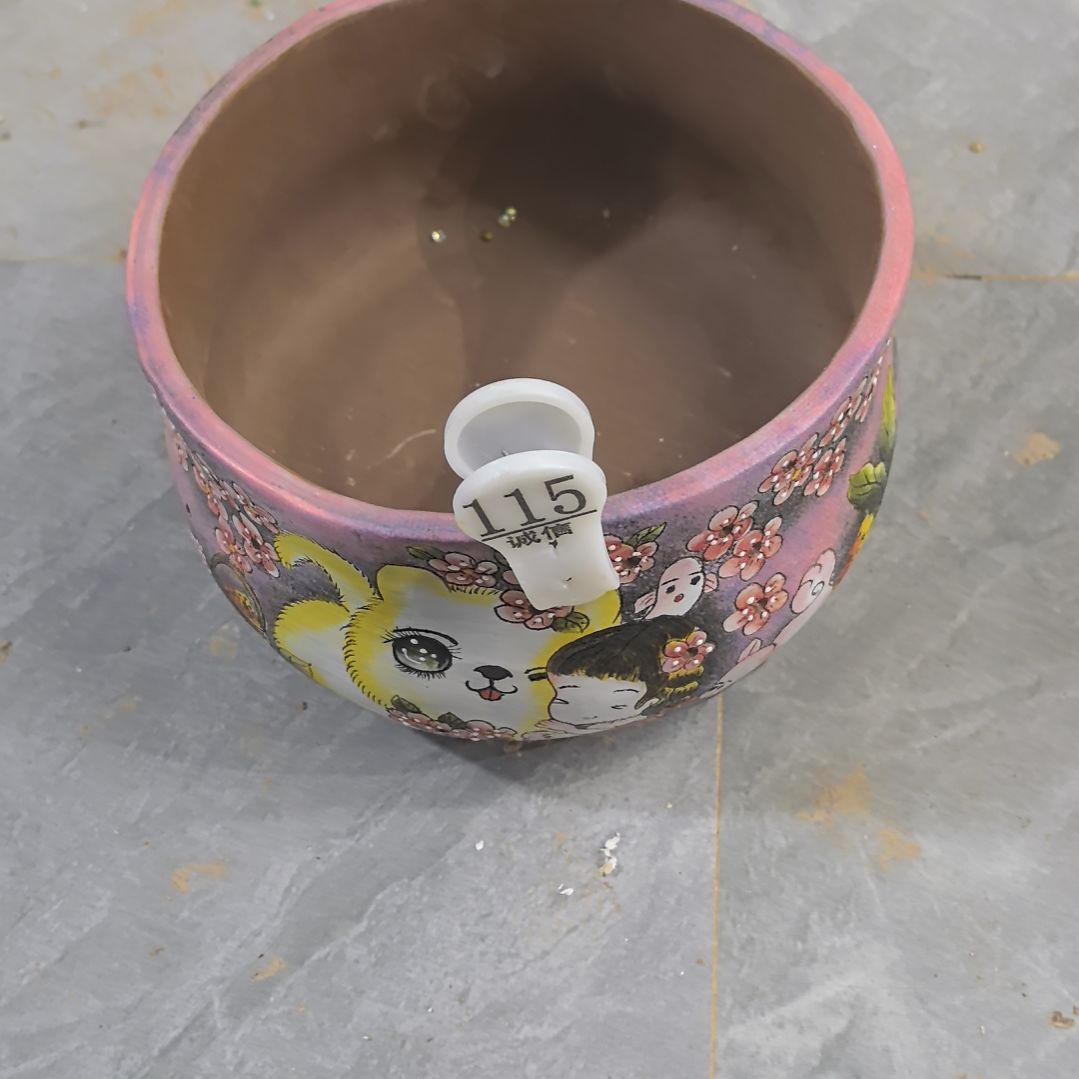 @***生红泥花盆景德镇花盆