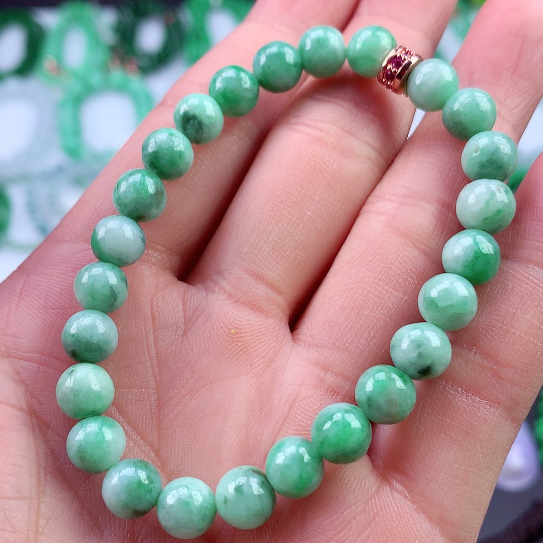 未镶嵌手链翡翠手串