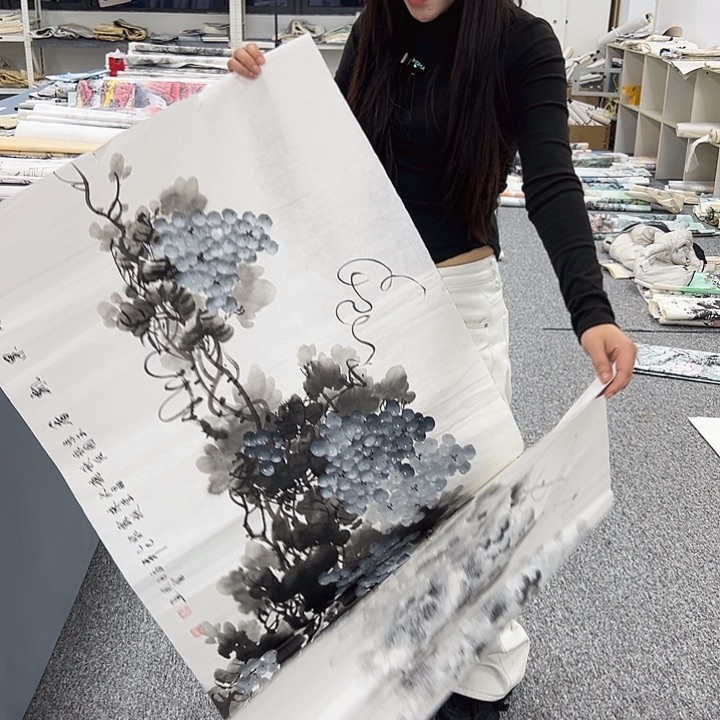 国画纯手绘字画作品展