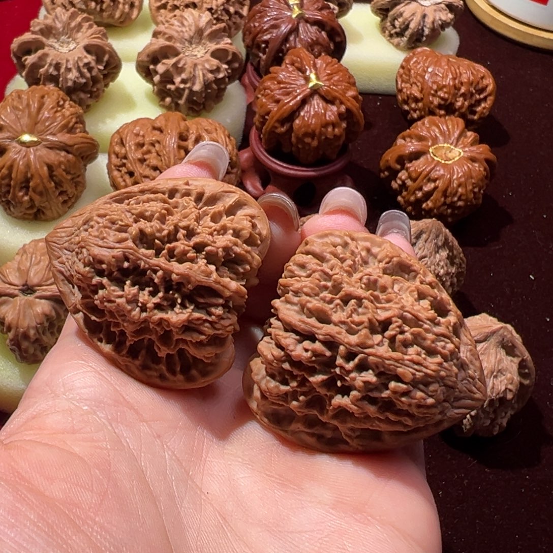 文玩核桃吊坠41三角高炮