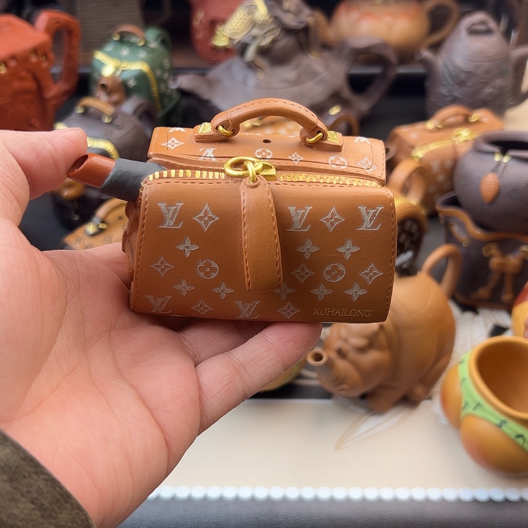 古***.茶壶紫砂包包壶杯装小壶