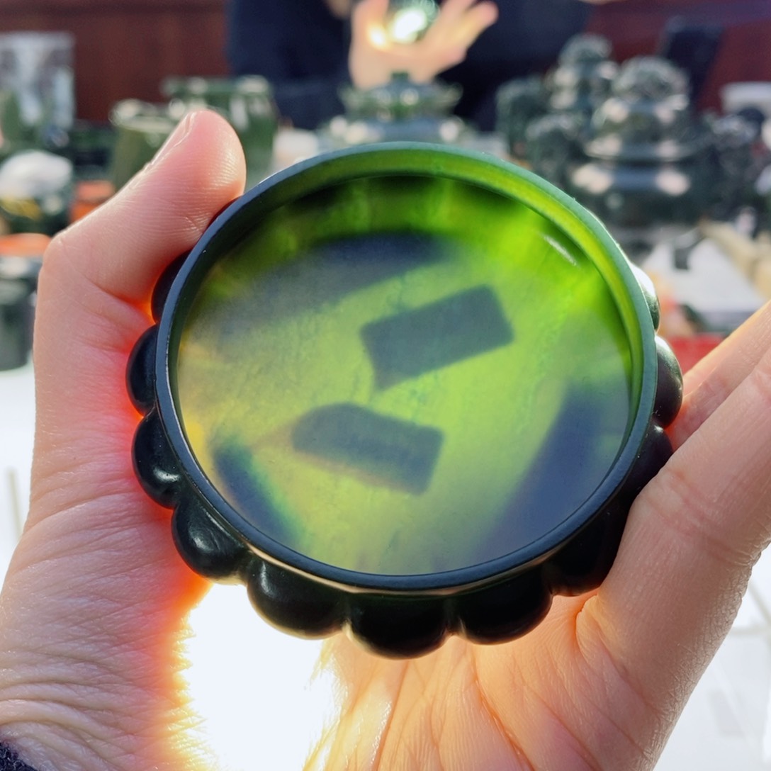 和田玉（青玉）摆件未镶嵌