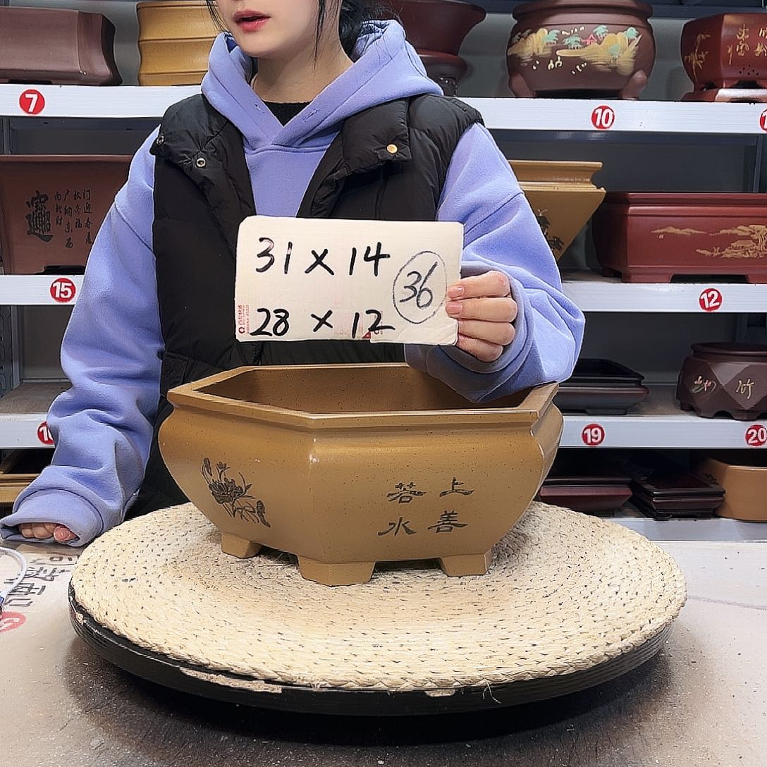 花盆紫砂紫砂花盆