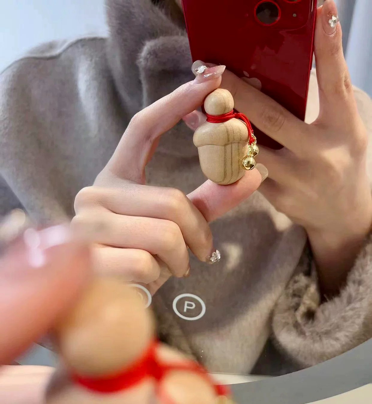 S1704【貝勒爺】臻享木质红绳挂件（多样性发其一）