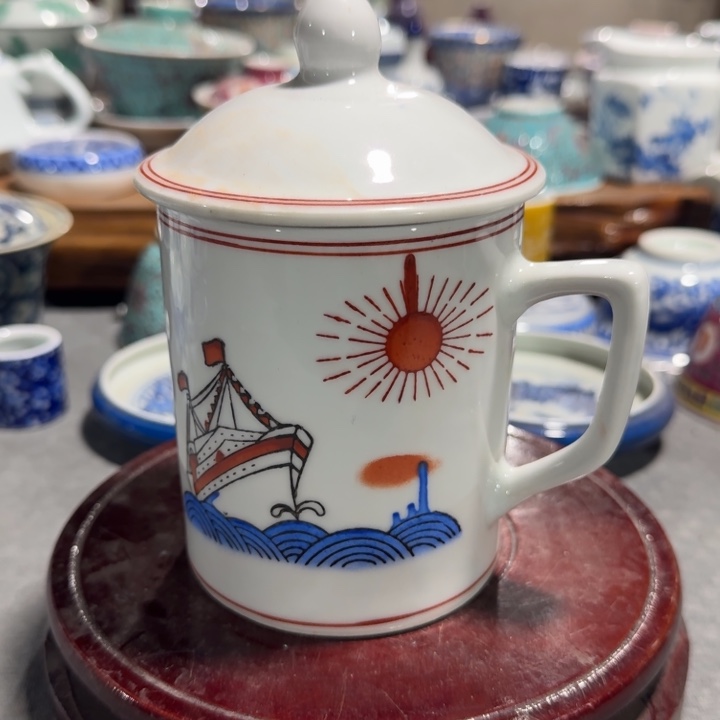 摆件WG题材办公杯老板杯