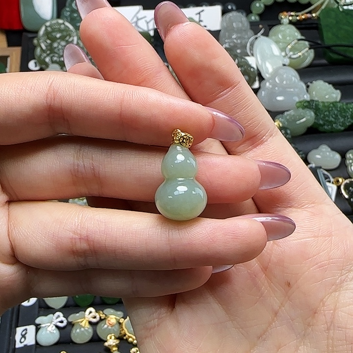 颈饰银S925镶嵌和田玉