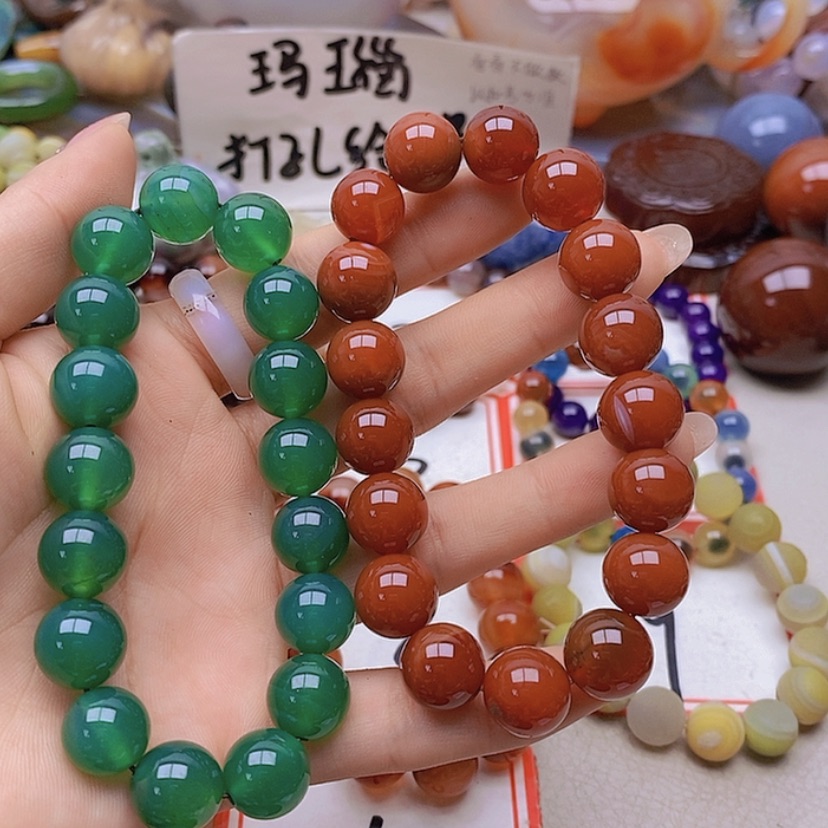 【闪购商品】未镶嵌玛瑙/玉髓珠宝半成品晏*