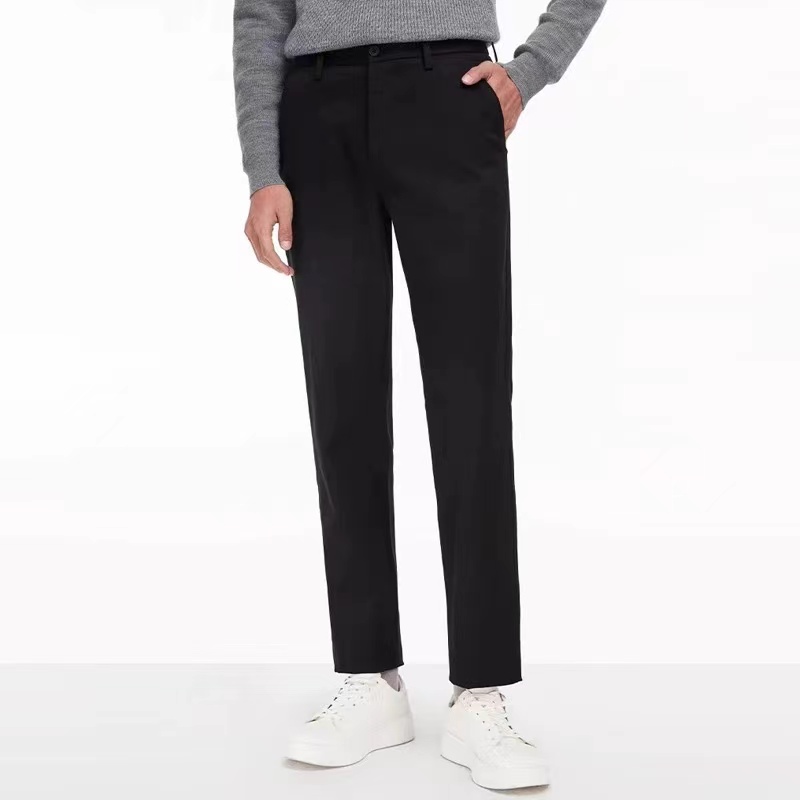 0182九七色【舒适温暖】保暖休闲裤秋冬厚款男士柔软亲肤防皱有型