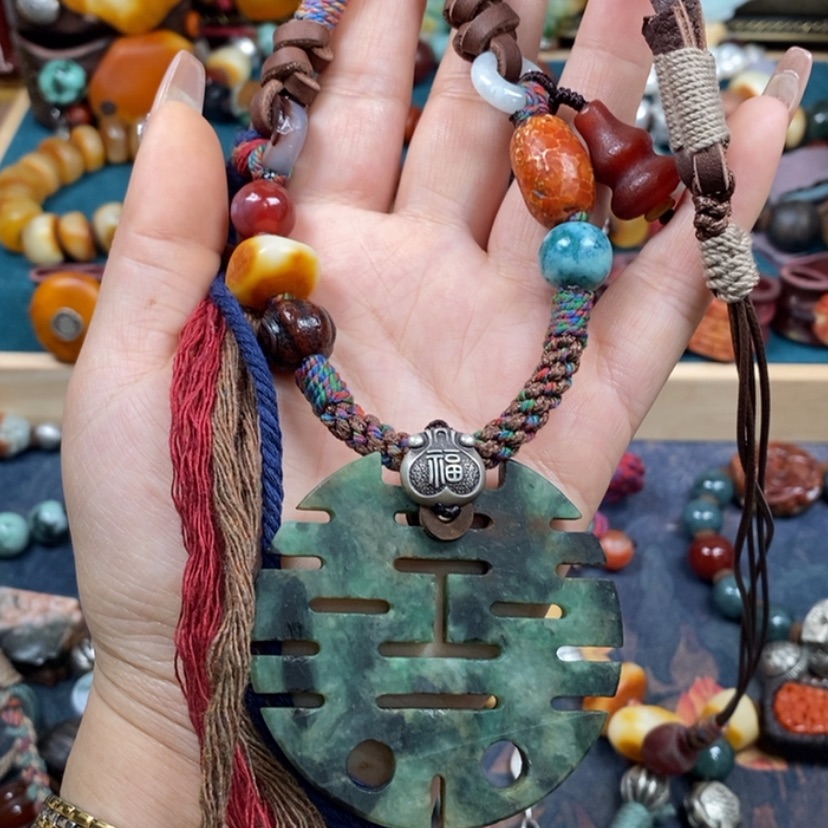 【闪购商品】翡翠颈饰未镶嵌项链