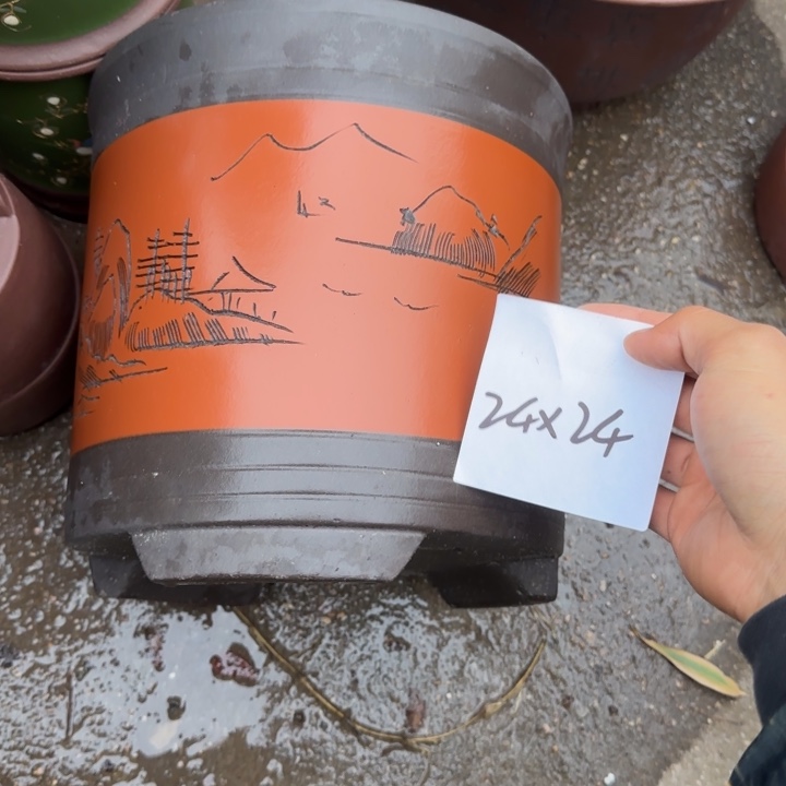 紫砂花盆特价商品