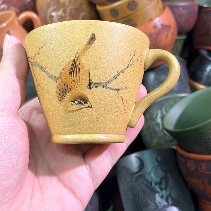 茶杯紫砂全手工紫砂主人杯