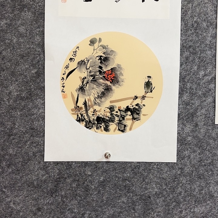 国画闲堂春民国画