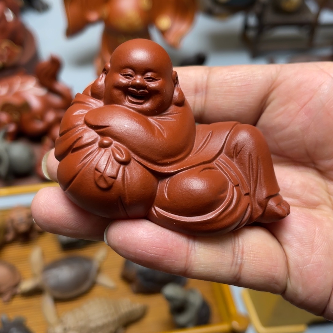 紫砂茶宠依*熊紫砂茶宠