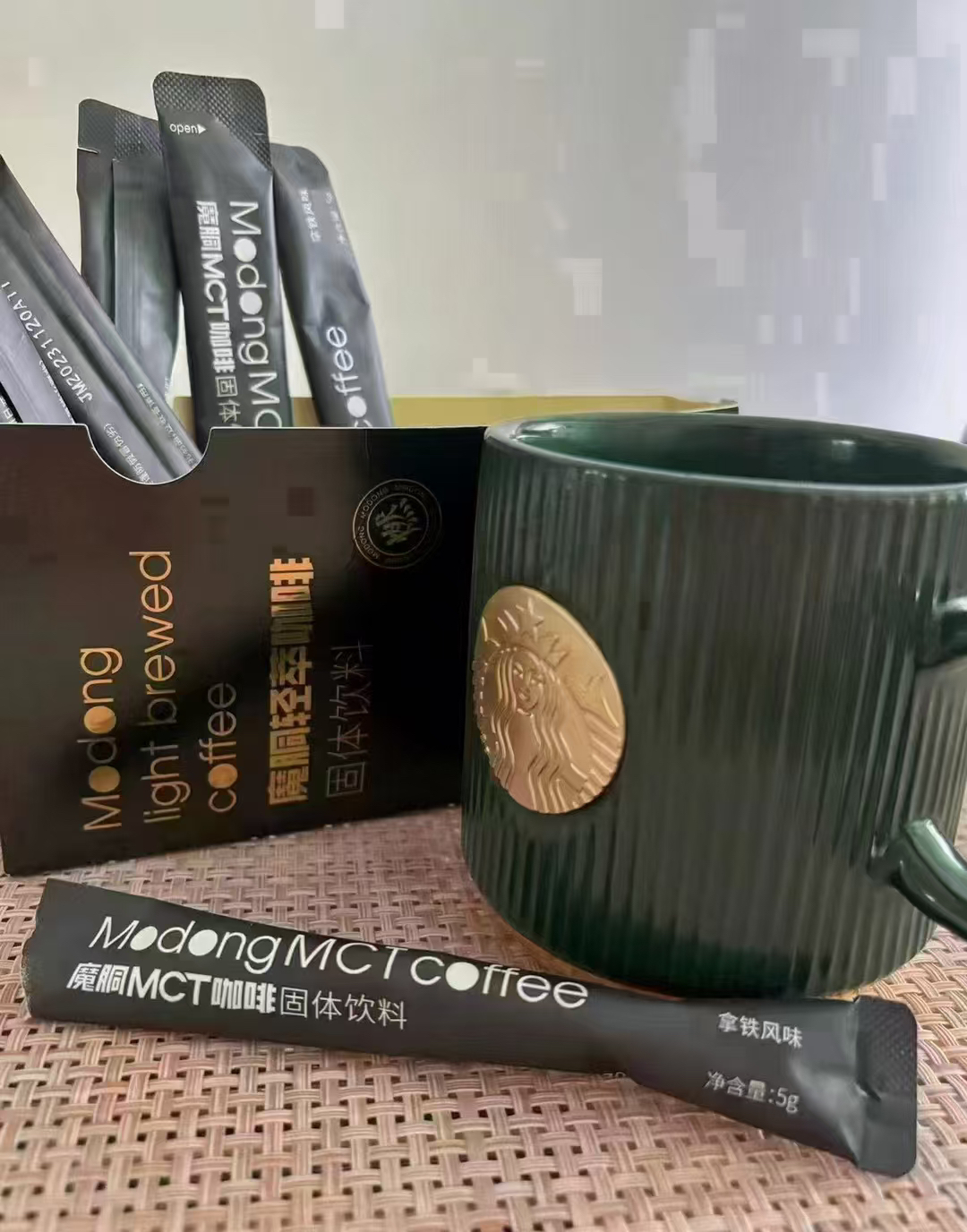 魔胴MCT咖啡速溶固体饮料拿铁风味5克*21条
