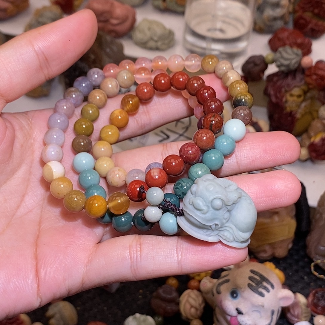 石英质玉（阿拉善玉）未镶嵌手链