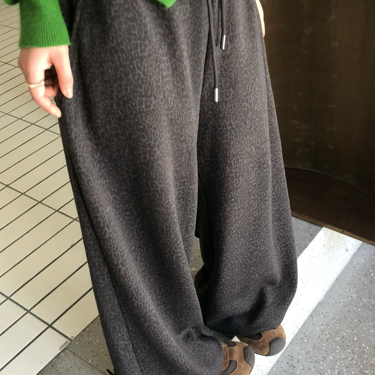 lb豹纹裤混世渣渣裤
