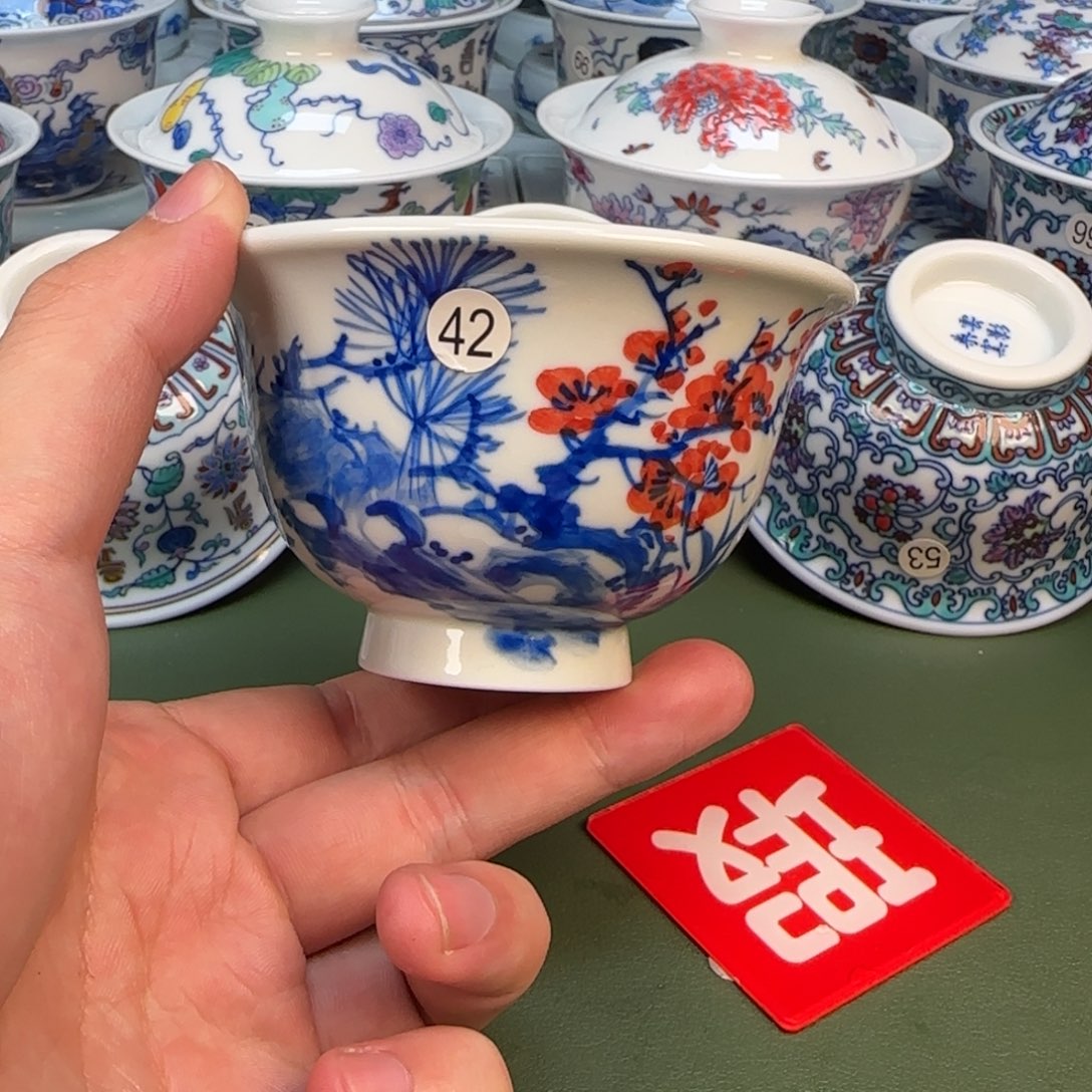 彦祖纯手工手绘茶具42