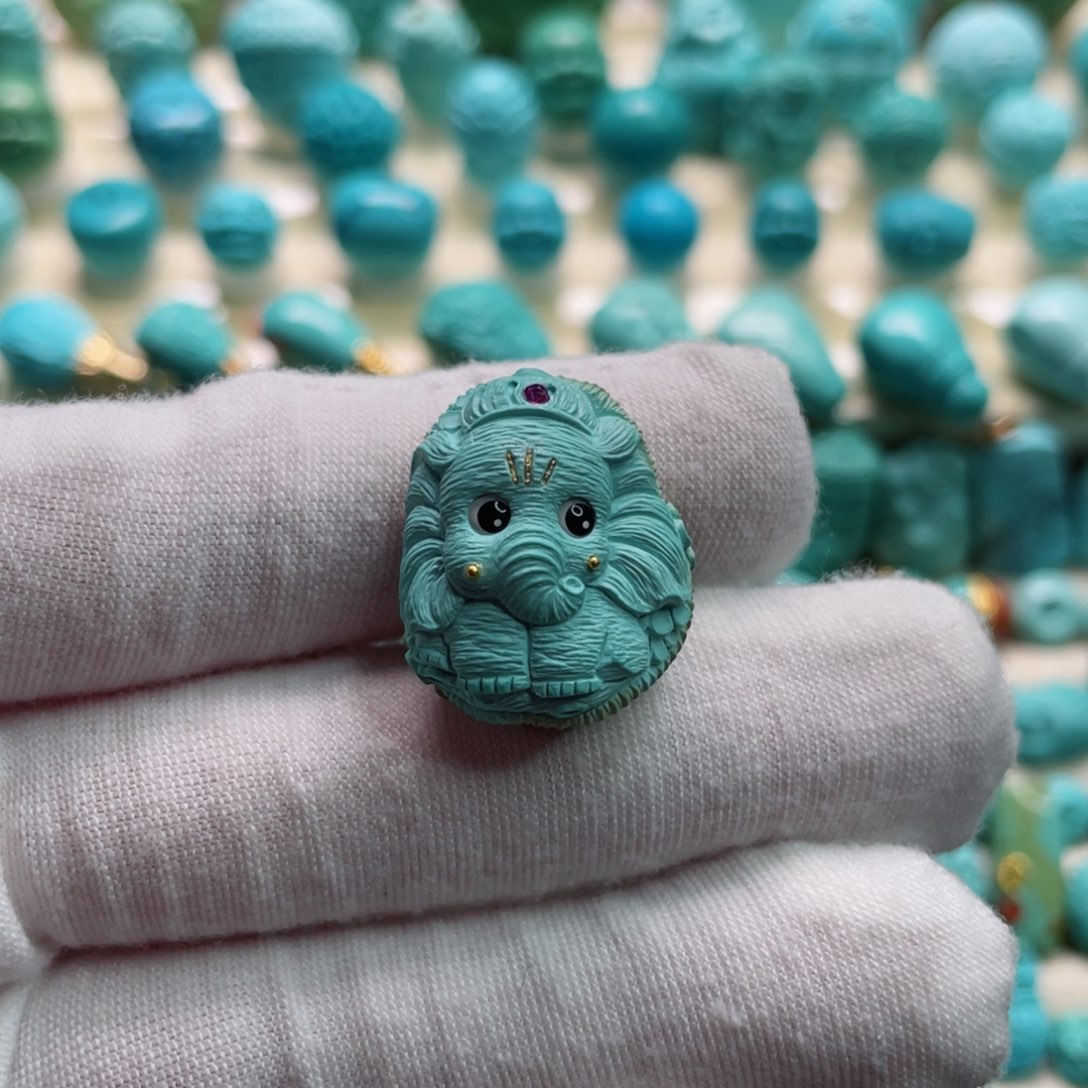 绿松石珠宝奇石未镶嵌