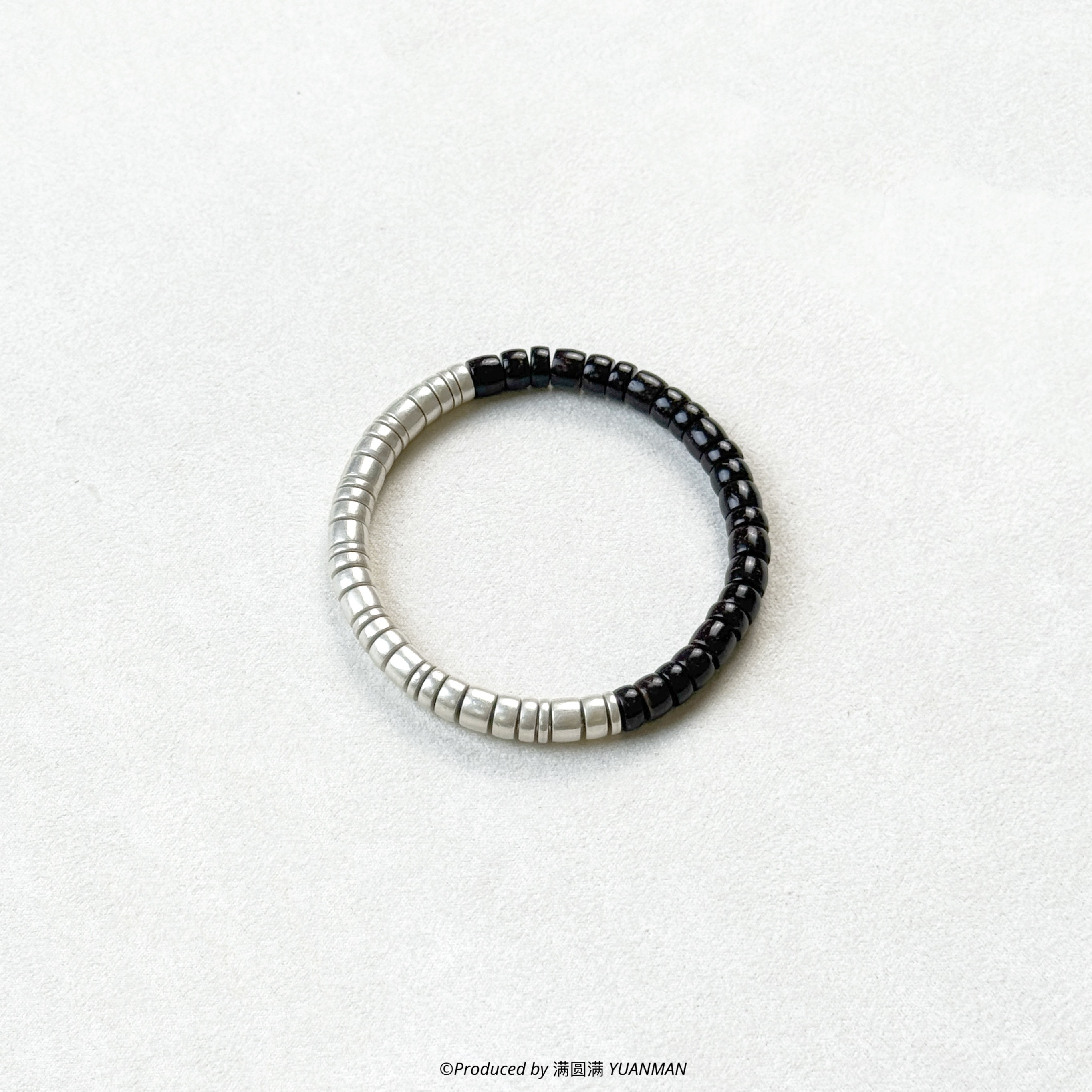 YUANMMAN/满圆满新纪元椰蒂S925太极单圈