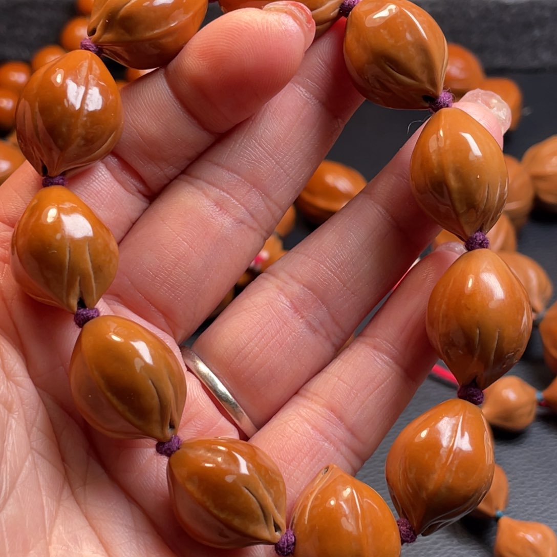 橄榄核手串/手链原生态梅林铁核三面佛1.6x2.1