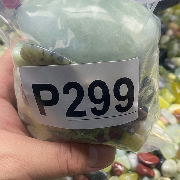 岫玉未镶嵌鱼缸石