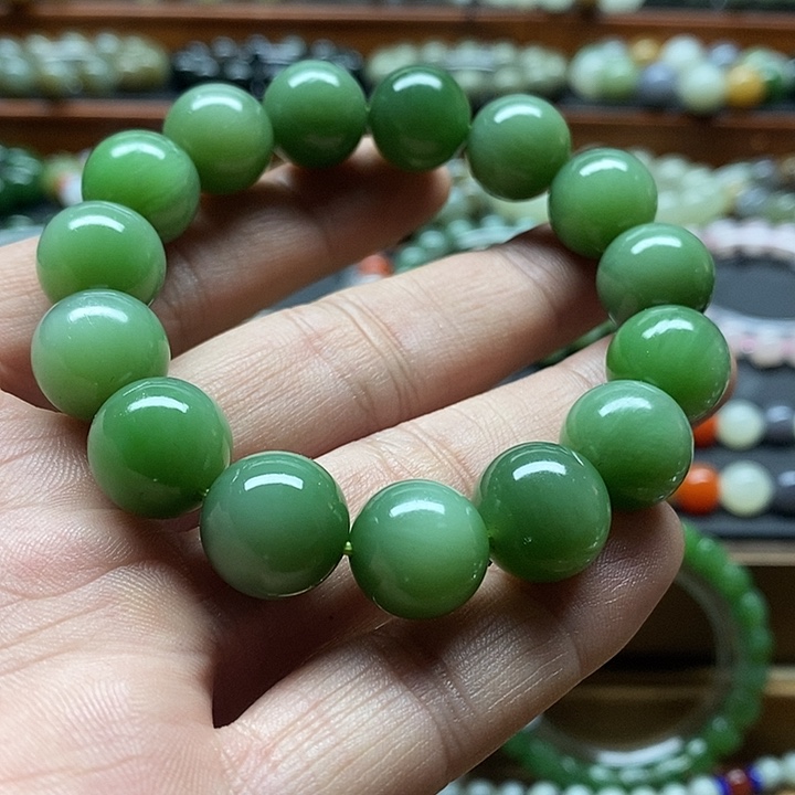 和田玉手串未镶嵌雲*