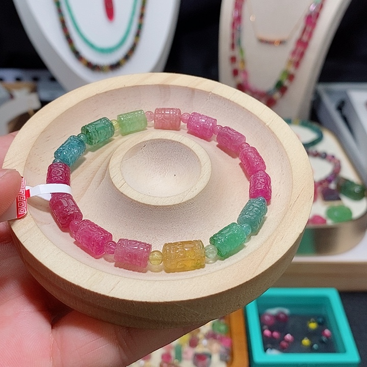 碧玺手链未镶嵌碧玺手链