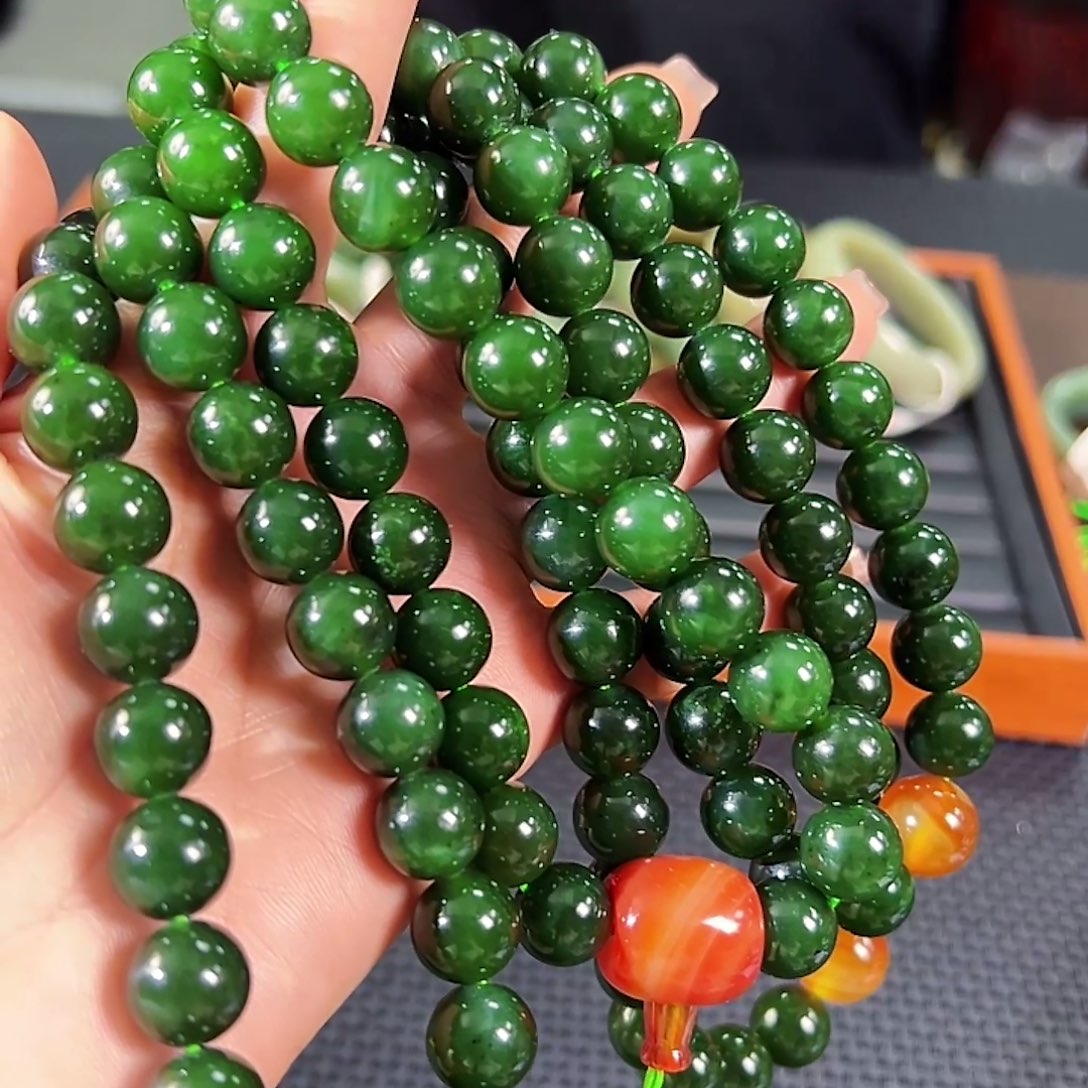 和田玉（碧玉）未镶嵌颈饰卡12