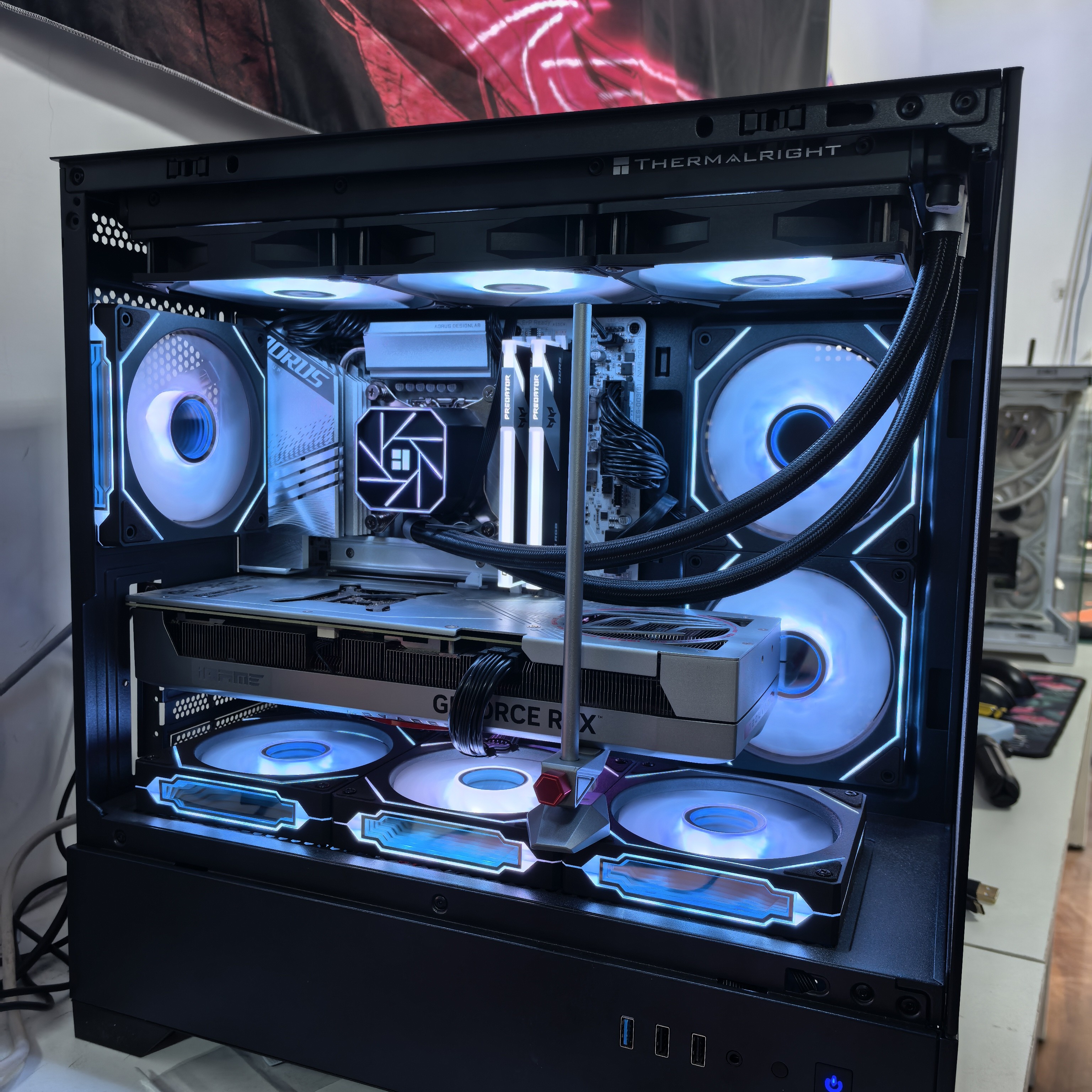 i5 14600kf 32g 1t 4070s 黑色机箱